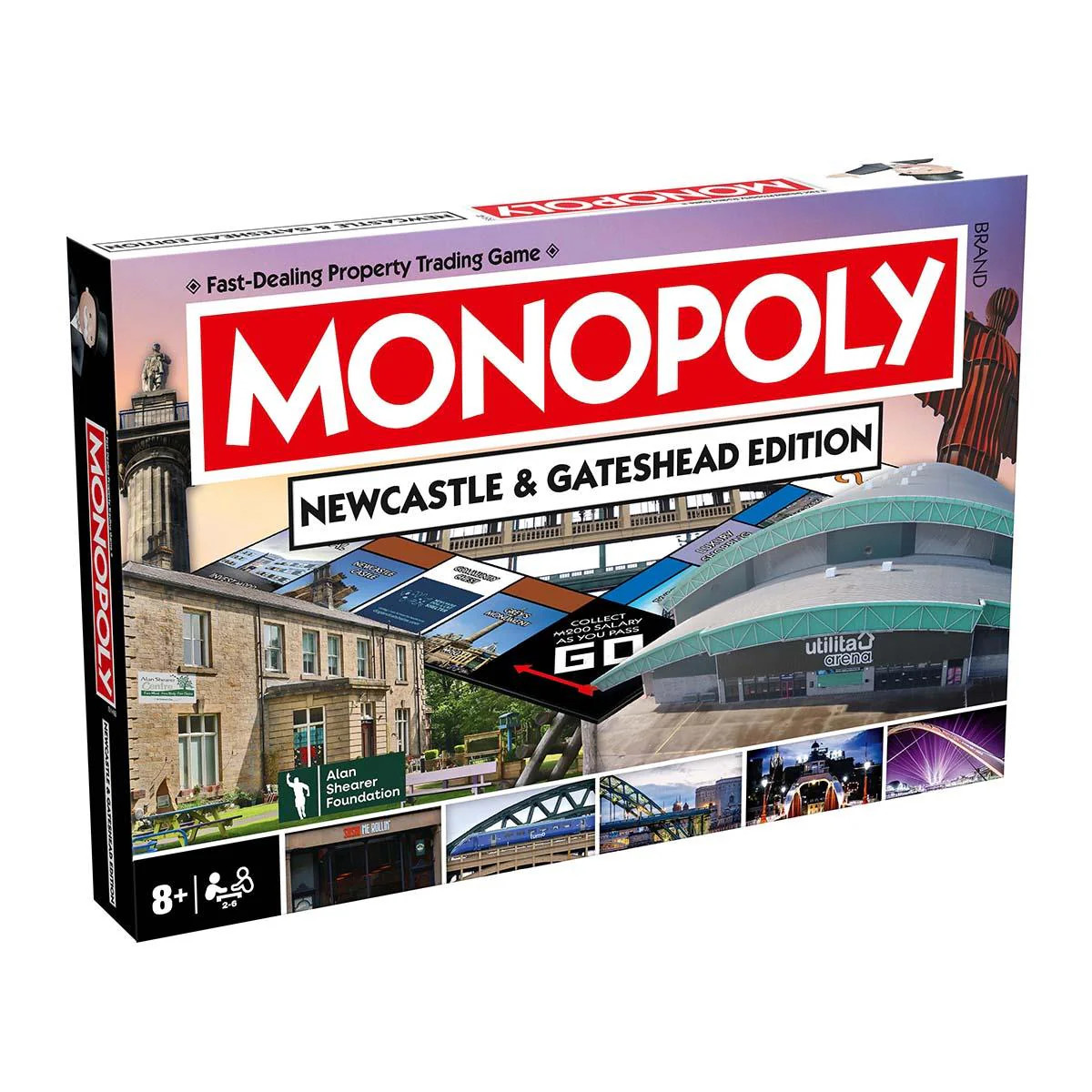 Newcastle & Gateshead Monopoly Board Game (Featuring Pumphreys Coffee)