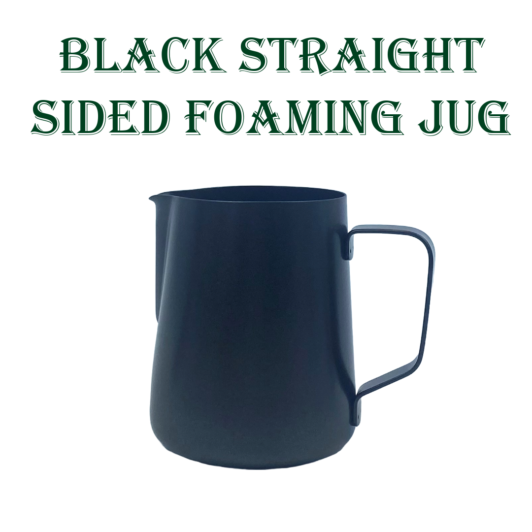 Black Straight Sided Foaming Jug 