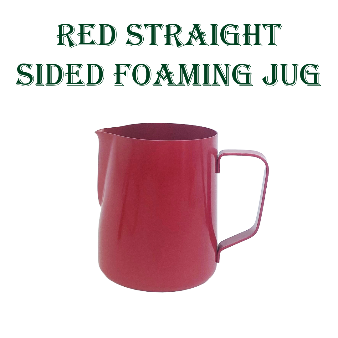 Red Straight Sided Foaming Jug