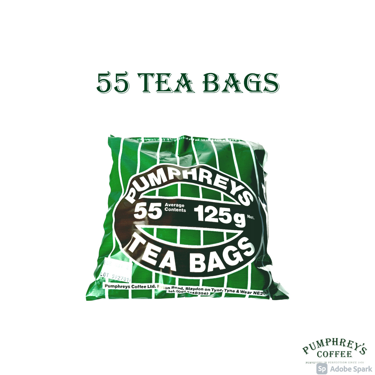 Pumphrey's 55 Traditional Tea Bags