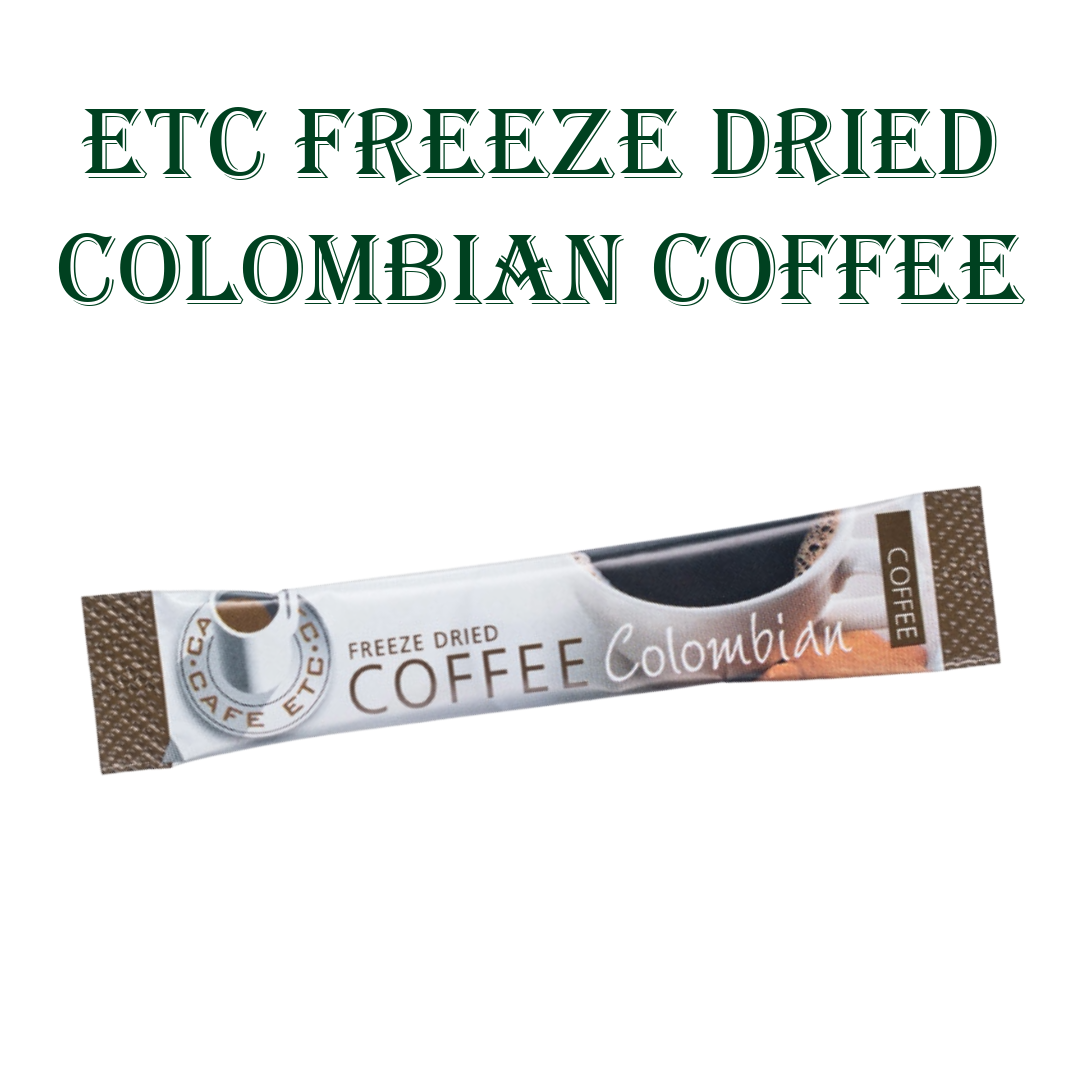 Cafe ETC Colombian Freeze Dried Coffee Sticks