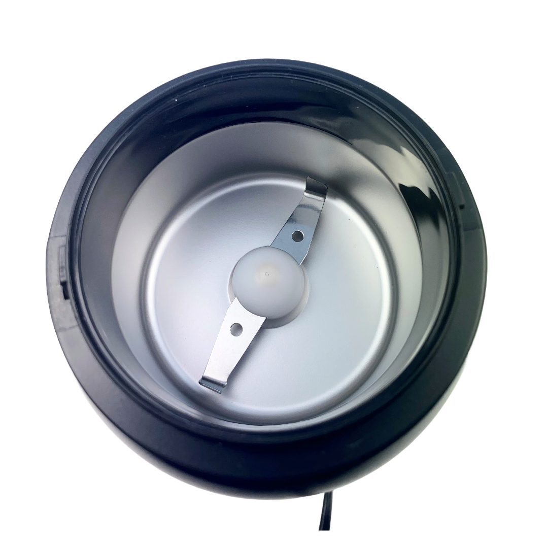 Inside the Tristar KM-2270 blade coffee grinder