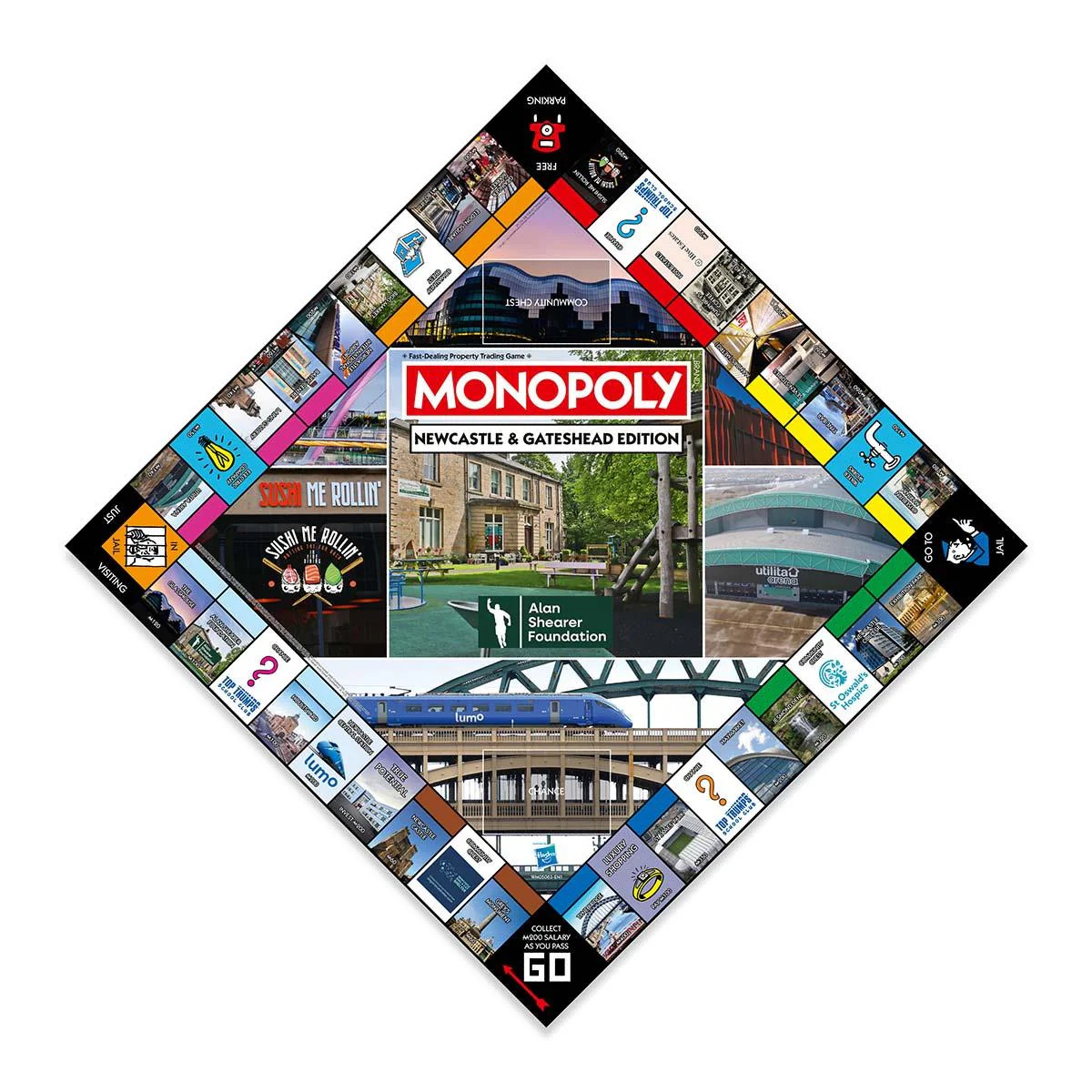 Newcastle & Gateshead Monopoly Board Game (Featuring Pumphreys Coffee) - Image 4